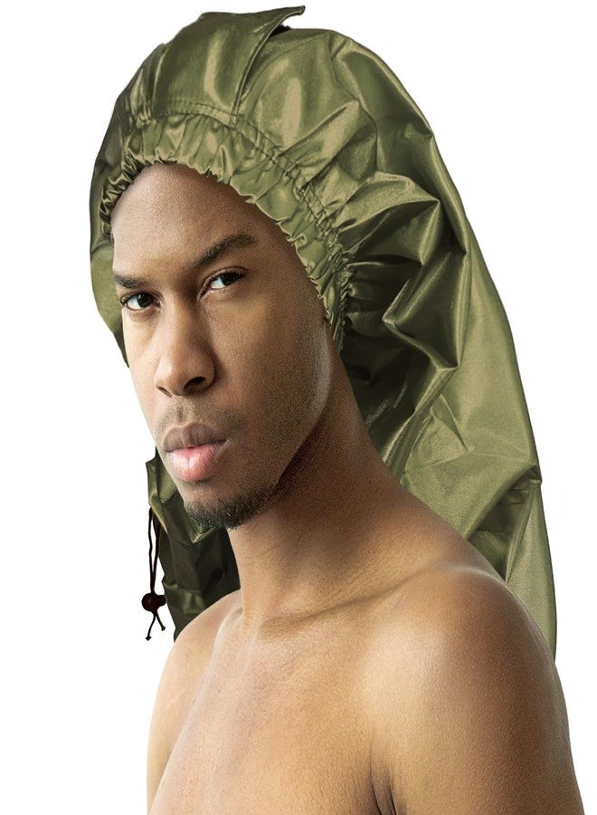 Titan Dreadlocks Shower Cap for Braids, Adjustable Waterproof Reusable Shower Cap for Women and Men, Comfortable and Durable Shower Caps for Women Reusable Waterproof Use (SAGE) - Image 1